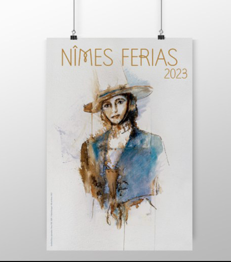 Affiche officielle de la Feria de Nîmes 2023
