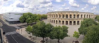 Arènes et Musée de la Romanité Crédit photos S. Ramillon Ville de Nîmes