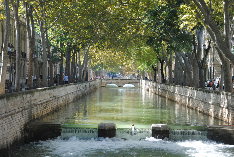 Canal De La Fontaine Crédit photos OT Nîmes